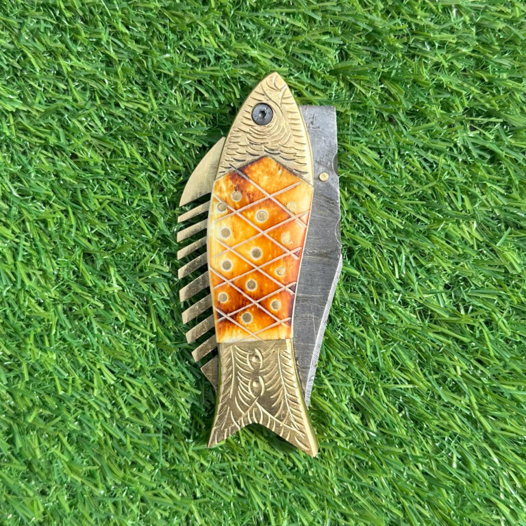 Premium brown leather sheath front view with hand stitching and snap closure